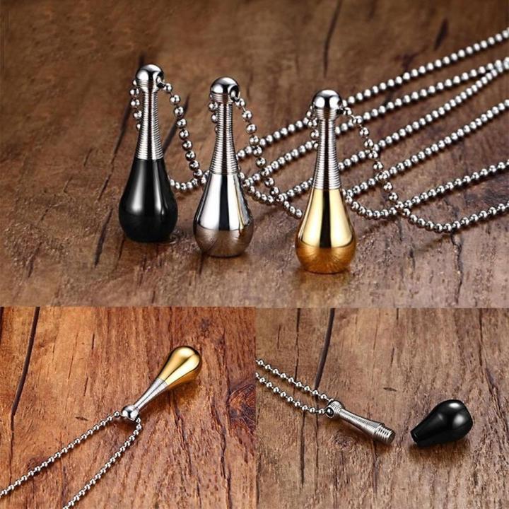 চেইন সহ পুরুষদের স্টেইনলেস স্টিলের লকেট