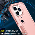 HoneyYami Shockproof Silicone Bumper Phone Case For iPhone 15 14 13 11 12 Pro Max 13Pro 14 Plus Heavy Duty Protection Military Armor Cover. 