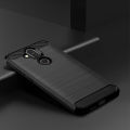 lthmy for Nokia 8.1 Case Carbon Fiber TPU Soft Silicone Back Cover Armor Phone Case Casing. 