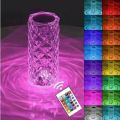 Rechargeable 16 Colour Crystal Daimond Table Lamp. 