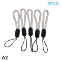5Pcs Hand Wrist Lanyard String Short Grip Lanyard Mobile Phone Strap Keychain Creek. 