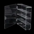1Pc Vehicles Car Model Toys Storage Box Transparent Acrylic Display Case Compatible With 8 Slots Display Case For Die Cast Cars. 