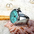 Finger Watch Mini Adjustable Elastic Strap Quartz Movement Jewelry Clock Women Men Finger Watch Daily Wear Finger Ring Watch.