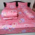 5 pieces cxcclusive combo set comforter pillow cover bedsheet. 