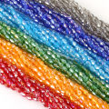 65-98Pcs Teardrop Austria Faceted Crystal Beads Glass Beads Loose Spacer Beads For Jewelry Making. 