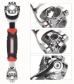 Universal Wrench 48 in 1 Socket Spanner Multifunction Tiger Wrench Tool with 360 Degree Rotating Head for Home DIY Car Repair. 