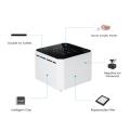 Portable Air Purifier Cleaner Sterilizer Desktop Negative Ion Generator Formaldehyde Mold Odor Dust Smoke Pollen Remover for Home Office Hotel AC110V~240V. 