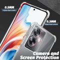 Oppo A79 5G/Oppo A2 5G/OnePlus Nord N30 SE Premium Silicone Case Crystal Clear Soft TPU Ultra-Thin Transparent Flexible Protective Mobile Phone Back Cover.