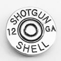 MN2070 shell 12 GA 9mm luger Metal Snap Button For Bracelet ( fit 18mm Snap Jewelry ). 
