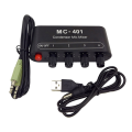New Mini Audio Mixer Microphone Amplifier for Computer Mobile Phone Sound Card. 