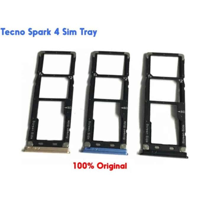 SIM Card Holder Tray for Tecno Spark 4