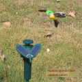 Solar Powered Flying Bird, Solar or Battery Powered Realistic Birds Garden Decor for Outdoor, Yard Easy Install.