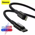 Baseus USB C to Lighting Cable for iPhone 20W PD Fast Charge-1M. 