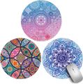 Round G-7 Mouse Pad Mat Anti Slip Mousepad Random Process. 