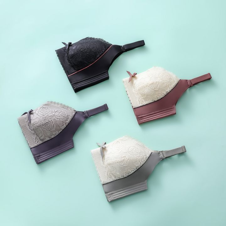 Seamless%20Bra%20Big%20Breasts%20Show%20Small%20Adjustable%20Anti-Sagging%20underwear%20for%20women%20No%20Steel%20Ring%20Large%20Size%20Cup%20Bra%20-%20Image%202