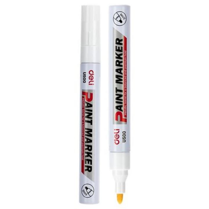 Deli EU500-WH Paint Marker White