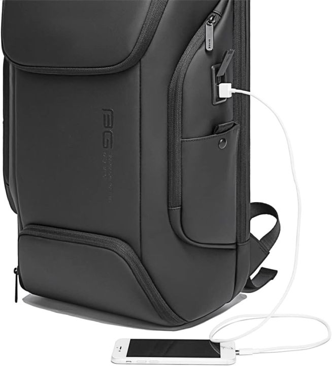 BANGE%20BG-7267%20Trendy%20Laptop%20Backpack%20Smart%20Stylish%20High-class%20Backpack%20For%20Business%20Travel%20Office%20School%20College-%20Black%20-%20Image%209