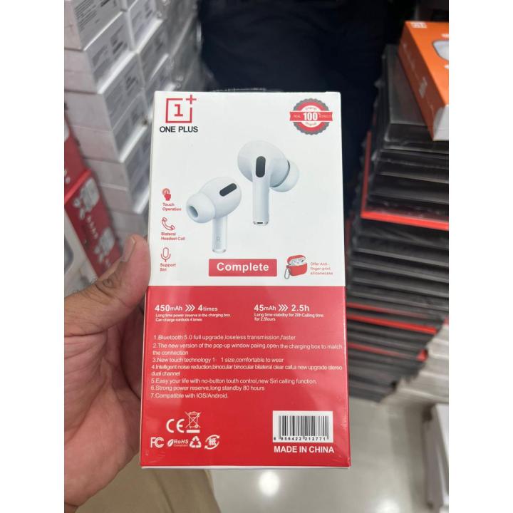 Oneplus Airbuds Tws Bt Version 450Mah Long Lasting Battery Bluetooth  Headphone