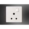 Energypac Venice Series 15A 3 Pin Round A/C Socket 3Pin AC Electrical Wall Switch. 