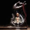 【Daily Necessities For Anyone Store】Traditional Buddha'S Hand Backflow Incense Waterfall Burner oke Lotus Holder Retro Home Bouddha Decor.