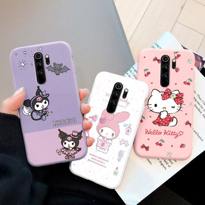 Cartoon Kuromi Melody Cinnamoroll Phone Case for Xiaomi Redmi Note