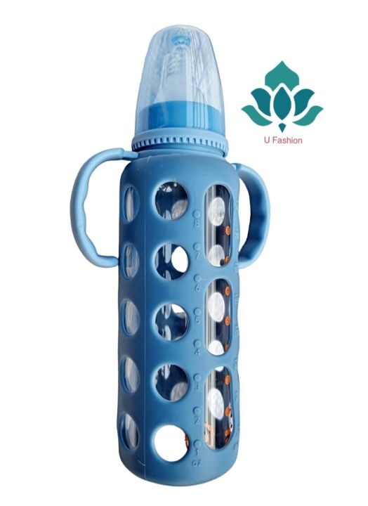 Glass%20Bottle%20Baby%20Feeder%20With%20Silicon%20Cover-240ml%20-%20Image%204