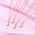 4 Piece Four Leaf Clover Stitching Necklace Magnet Stone BFF Friendship Heart Pendant Chain Choker Necklace Jewelry Dropship.