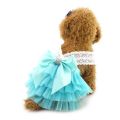 Tutu Skirt Pet Wedding Dress for Small Dog Bow Lace Ruffles Princess Girls Cat Apparel Dress up Costume Birthday Party. 