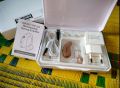 Rionet Rechargeable Hearing Aid Rionet Mini Rechargeable BTE Hearing Aid Volume Control EU Plug (Beige.
