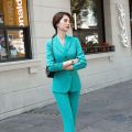 Business Wear Women's Suit Fashion Temperament Goddess Style Small Suit President Korean Style Suit Beautician Wide Leg Overalls.