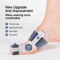 Bunion Corrector Adjustable Hallux Valgus Brace Rotatable Big Toe Orthopedic Straightener Unisex Foot Thumb Correction Fix Belt.