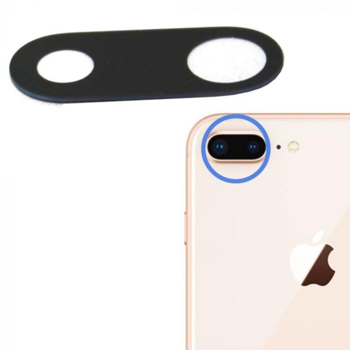 for iPhone 8 Plus Camera Main Glass Replacement Glass Slide, Glass Replacement Replace Objective Lens BACK Camera Rear Camera