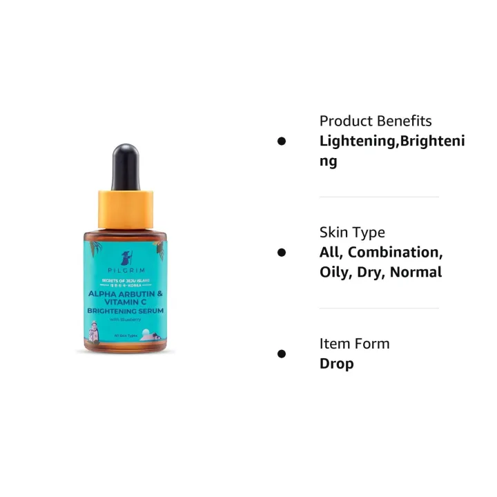 PILGRIM%20Korean%202%25%20Alpha%20Arbutin%20&%203%25%20Vitamin%20C%20Brightening%20Face%20Serum%20for%20glowing%20skin-30%20ml%20-%20Image%208