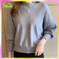 Green Ready Stock Knitwear Women Batwing Muslimah Blouse Korean Style Long Sleeve Oversized Sweater Lengan Panjang. 