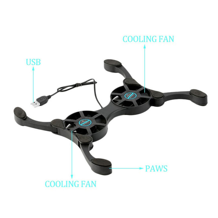 Rotatable%20USB%20Fan%20Cooling%20Pad%202%20Fans%20Cooler%20Notebook%20Cooler%20Computer%20Laptop%20Stand%20USB%20Fan%20for%207-15%20PC%20Laptop%20PC%20Computer%20-%20Image%206