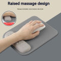 Wrist mouse pad ergonomic wrist rest silicone pad memory foam non-slip large female computer mouse pads. 