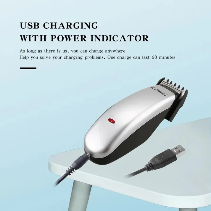 Kemei%20KM-666C%20Mini%20Hair%20Clipper%20Professional%20Beard%20Hair%20Trimmer%20Cutter%20Rechargeable%20Electric%20Hair%20Cutting%20Machine%20Hair%20Remover%20-%20Image%205