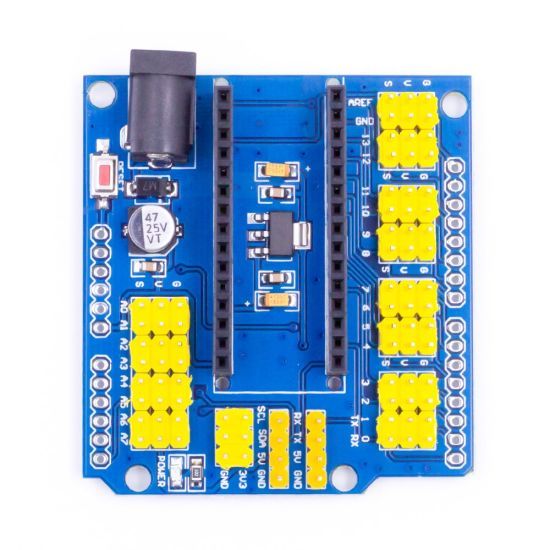 Arduino NANO Expansion Shield Adapters Breakout Board ATMEGA328P NANO I ...