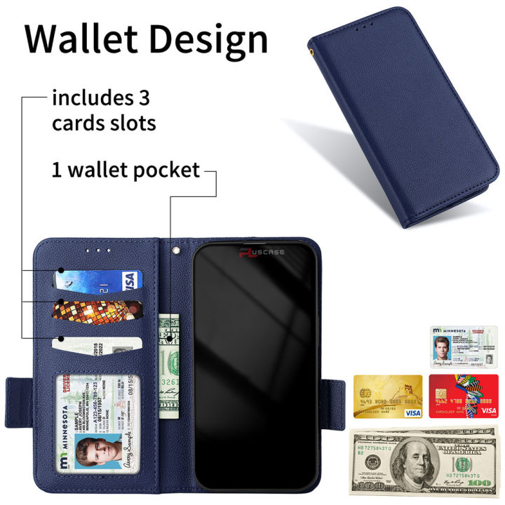 PlusCase%20for%20Samsung%20Galaxy%20A16%204G%205G%20Premium%20Leather%20Camera%20Protection%20Durable%20TPU%20Shell%20Folio%20Phone%20Case%20-%20Image%202