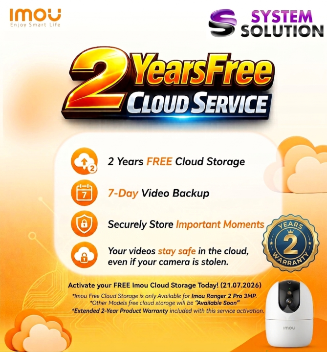 Imou Ranger 2 Pro 360° Coverage (Last 7days 2years free cloud per 12sec motion view.1080p video/with AI Human Detection and Privacy Mode) Wifi indoor security camera.