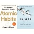 Set of 2 Books(Atomic Habits + Ikigai). 