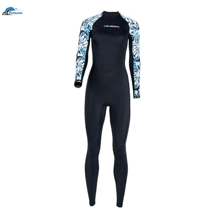 Women%20Wetsuit%20Scuba%20Diving%20Suit%20Cold%20Feel,%20Back%20Zip%20Dive%20Skins%20Wet%20Suit%20Swimsuit%20XXL%20Black%20-%20Image%204