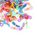 50Pcs Eye Glasses Spectacle Chain Strap Holder Loop Ends White.