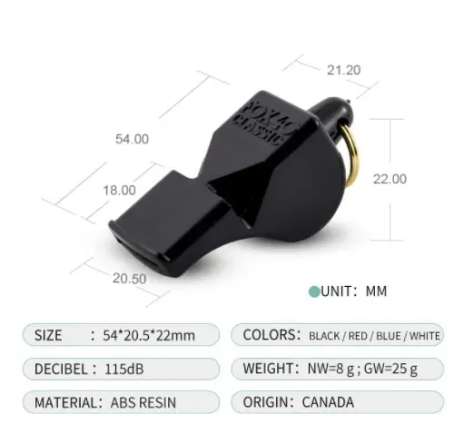 Whistle%20Fox%2040%20Classic%20Plastic%20Sports%20Referee%20Whistle%20-%20Black%20-%20Reliable%20Signal%20For%20Sports%20Events%20-%20Image%205