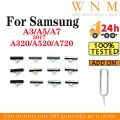 Power button For Samsung Galaxy A3 A5 A7 2017 A320 A520 A720 Power and Side Button Keys button on off volume up and down button on the side Replacement Part. 