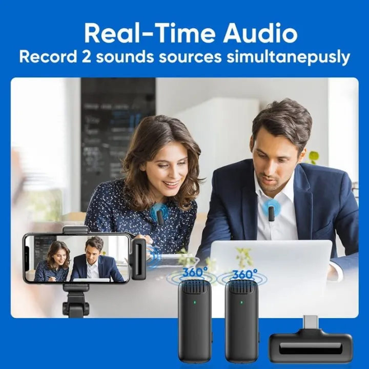 Wireless%20Lavalier%20Microphone%20Lapel%20Microphone%20for%20Type-C%20/%20USB-C%20Device%20with%20Charging%20Case%20-%20Image%202