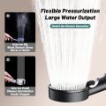 5 Modes Adjustable Shower Head with Filter Cartridge Water Massage High Pressure Handheld Shower Bathroom Accessories.