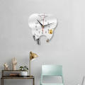 Creative Tooth-Shaped Clock Innovative Modern Ornamental Dental Wall Clock 3D Acrylic Material Mirror Wall Clock for Dental Office Decor Home Decoration Gift Clinic Accessory Unique Timepiece.