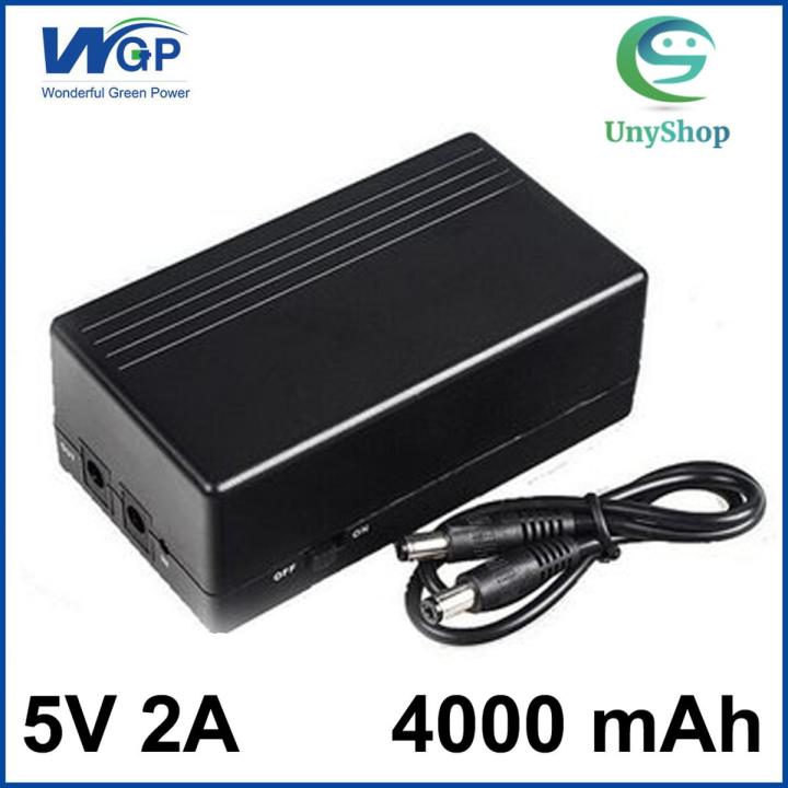 5V2A Output Mini UPS 4000 mAh for Router, Onu, CC Camera, Switch, MC, Pon