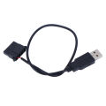 USB To 4 Pin Molex Cooling Fan Connector Cable for PC Quite Computer Case. 